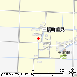 福岡県柳川市三橋町垂見2028周辺の地図