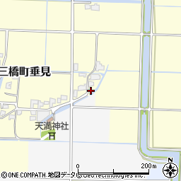 福岡県柳川市三橋町垂見2162周辺の地図