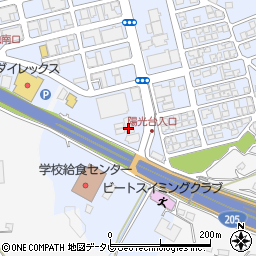ニッポンハム佐世保営業所周辺の地図