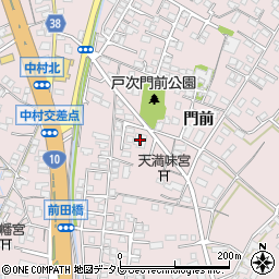 友岡組　大分事業所周辺の地図