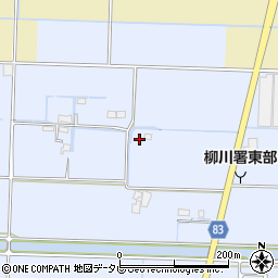 福岡県柳川市大和町六合157周辺の地図