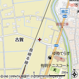 佐賀県杵島郡白石町古賀551周辺の地図