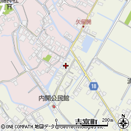 福岡県柳川市吉富町429-1周辺の地図