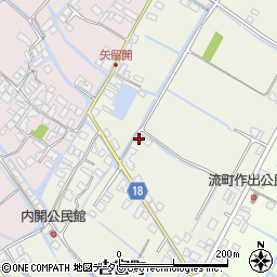 福岡県柳川市吉富町247周辺の地図