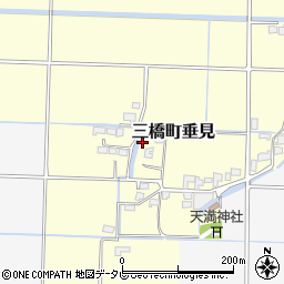 福岡県柳川市三橋町垂見2098周辺の地図