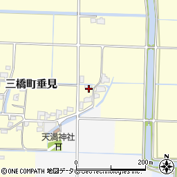 福岡県柳川市三橋町垂見2160周辺の地図
