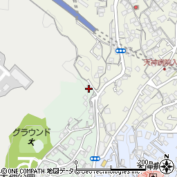 長崎県佐世保市天神町1073-1周辺の地図