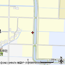 福岡県柳川市三橋町垂見2167周辺の地図