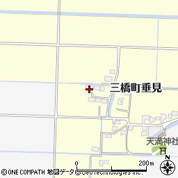 福岡県柳川市三橋町垂見2046周辺の地図