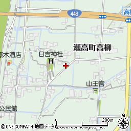 福岡県みやま市瀬高町高柳576周辺の地図