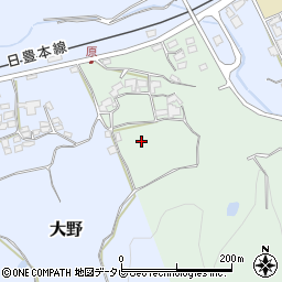 大分県臼杵市大野原周辺の地図
