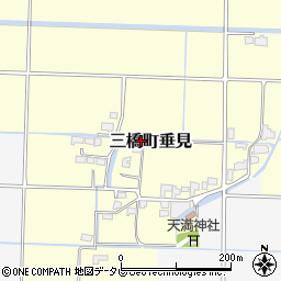 福岡県柳川市三橋町垂見2101周辺の地図