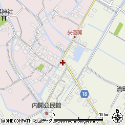 福岡県柳川市吉富町209周辺の地図