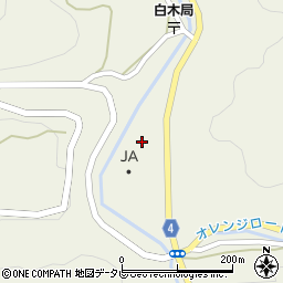 福岡県八女市立花町白木1518周辺の地図