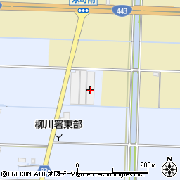 福岡県柳川市大和町六合183周辺の地図