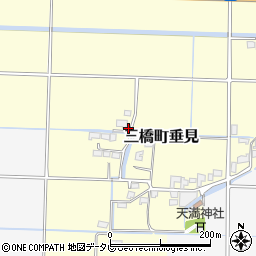 福岡県柳川市三橋町垂見2021周辺の地図