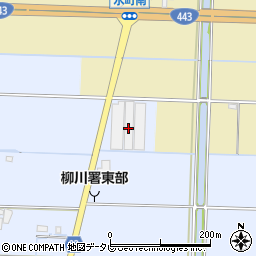 福岡県柳川市大和町六合182周辺の地図