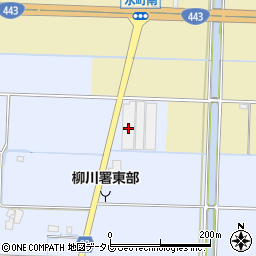 福岡県柳川市大和町六合181周辺の地図