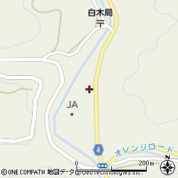 福岡県八女市立花町白木1517周辺の地図