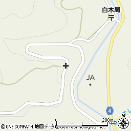福岡県八女市立花町白木5799周辺の地図