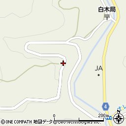 福岡県八女市立花町白木5799周辺の地図