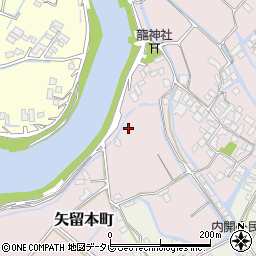 福岡県柳川市矢留本町534周辺の地図