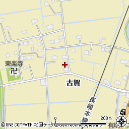 佐賀県杵島郡白石町古賀609周辺の地図