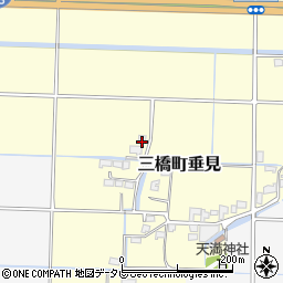 福岡県柳川市三橋町垂見2019周辺の地図