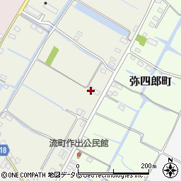 福岡県柳川市吉富町266周辺の地図