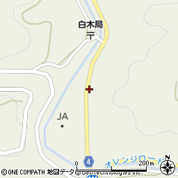 福岡県八女市立花町白木1507周辺の地図