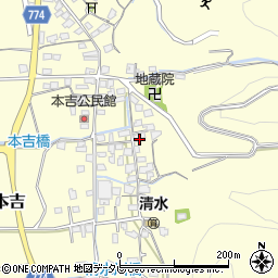 福岡県みやま市瀬高町本吉897周辺の地図
