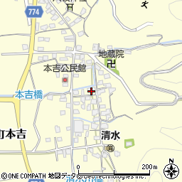 福岡県みやま市瀬高町本吉863周辺の地図