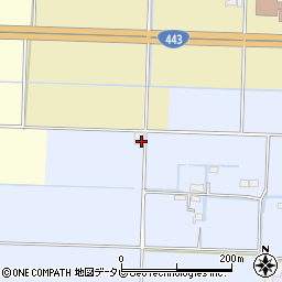 福岡県柳川市大和町六合8周辺の地図