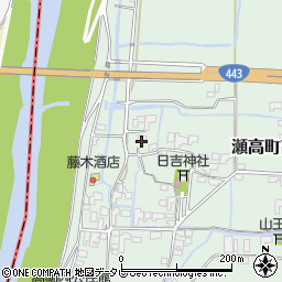 福岡県みやま市瀬高町高柳491周辺の地図
