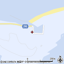 愛媛県宇和島市日振島3442周辺の地図