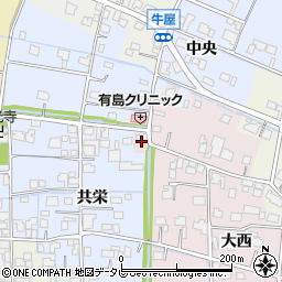 佐賀県杵島郡白石町牛屋1-1周辺の地図