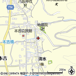 福岡県みやま市瀬高町本吉883周辺の地図