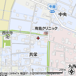 佐賀県杵島郡白石町中央16周辺の地図