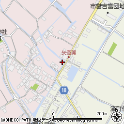 福岡県柳川市矢留本町275周辺の地図