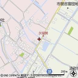 福岡県柳川市矢留本町275周辺の地図