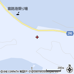 愛媛県宇和島市日振島3356周辺の地図