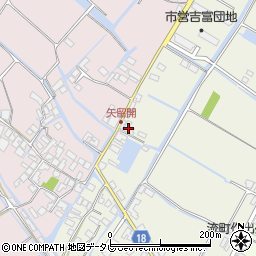 福岡県柳川市吉富町202周辺の地図