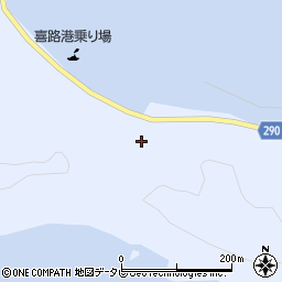 愛媛県宇和島市日振島3349周辺の地図