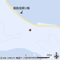 愛媛県宇和島市日振島3336周辺の地図