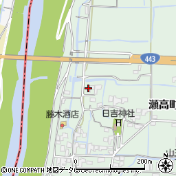 福岡県みやま市瀬高町高柳483周辺の地図