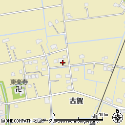 佐賀県杵島郡白石町古賀周辺の地図