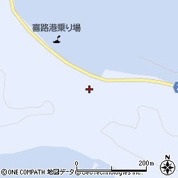 愛媛県宇和島市日振島3350周辺の地図