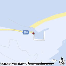 愛媛県宇和島市日振島3429周辺の地図