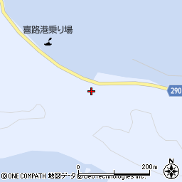 愛媛県宇和島市日振島3357周辺の地図