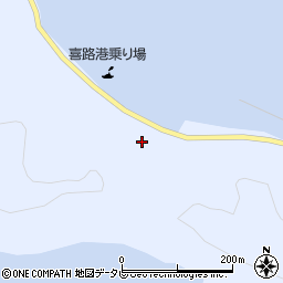 愛媛県宇和島市日振島3320周辺の地図